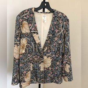 Morris and Co x H&M floral blazer size 2